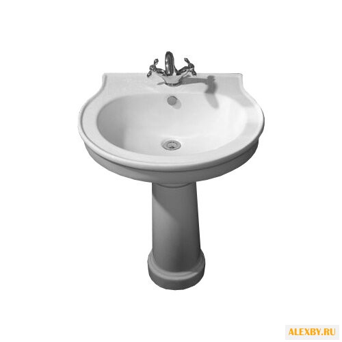 Раковина с пьедесталом 61 см