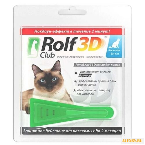 RolfСlub 3D Капли от клещей и
