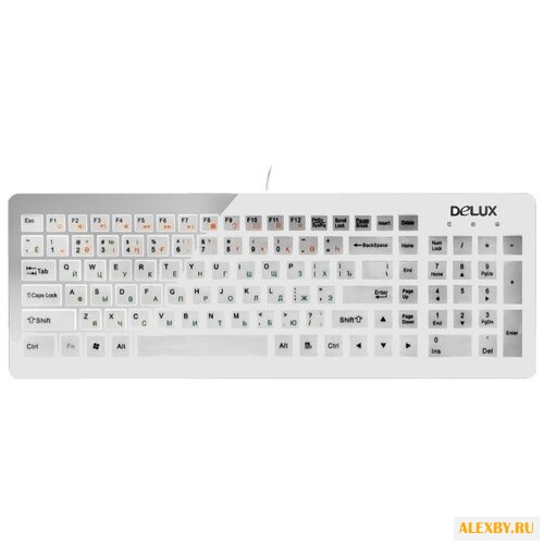 Клавиатура Delux DLK-1500 White