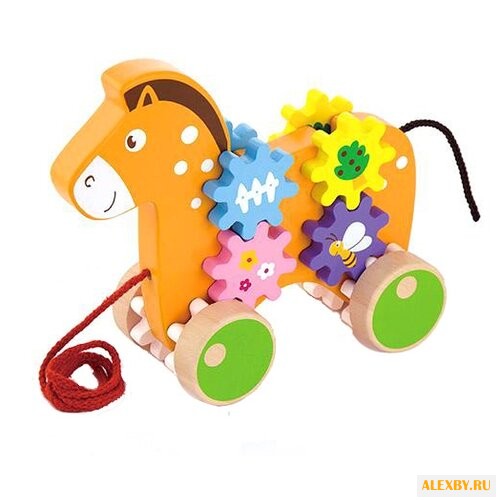 Каталка-игрушка Viga Лошадь с
