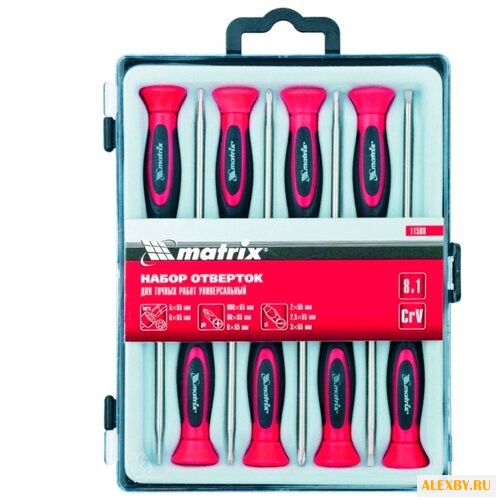 Набор отверток Matrix 11588