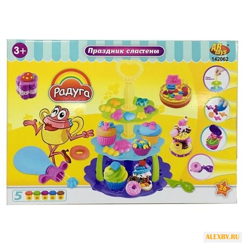 Масса для лепки ABtoys Радуга