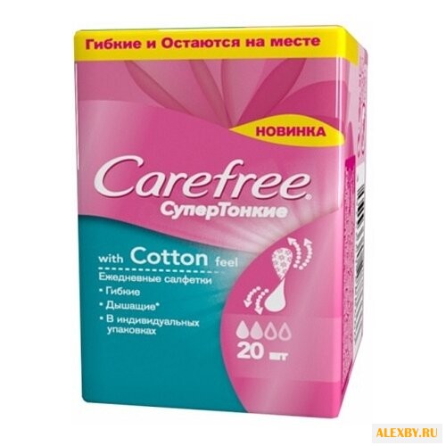 Carefree прокладки ежедневные