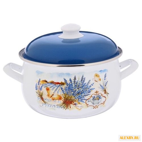 Кастрюля Интерос Лаванда 51 л