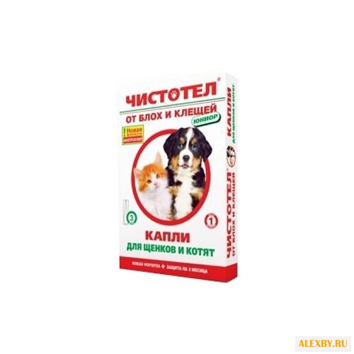 ЧИСТОТЕЛ Капли от блох и клещей