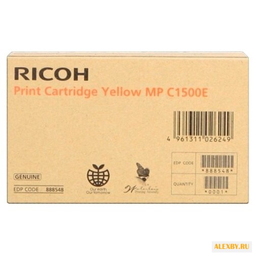 Картридж Ricoh MP C1500E Yellow