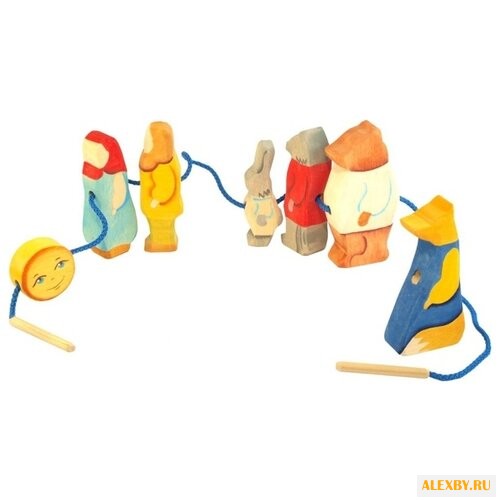 Шнуровка Сказки дерева Колобок