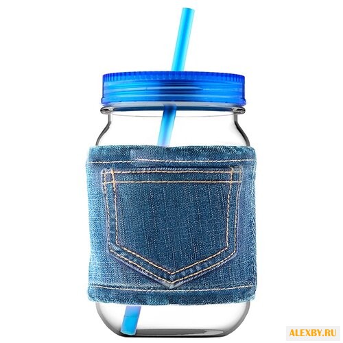 Тамблер asobu Jeans jar 075 л