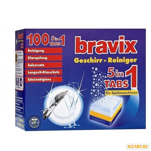 Bravix 5 в 1 таблетки для