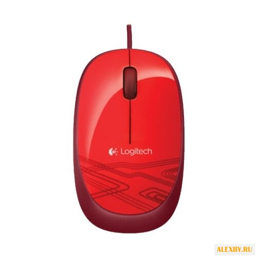 Мышь Logitech Mouse M105 Red USB