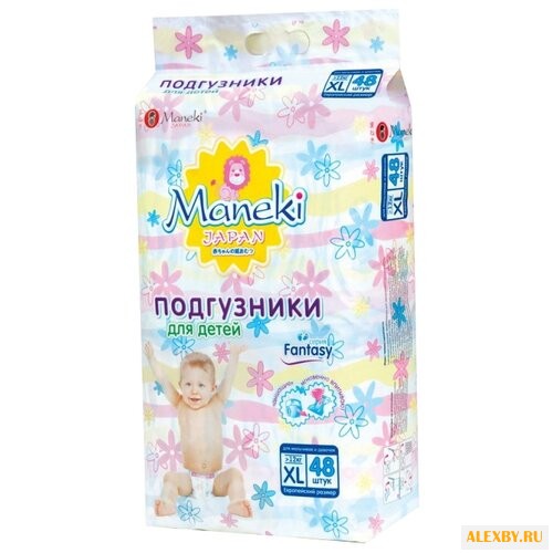 Maneki подгузники Fantasy XL от