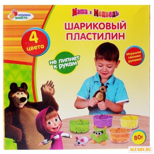 Шариковый пластилин Играем