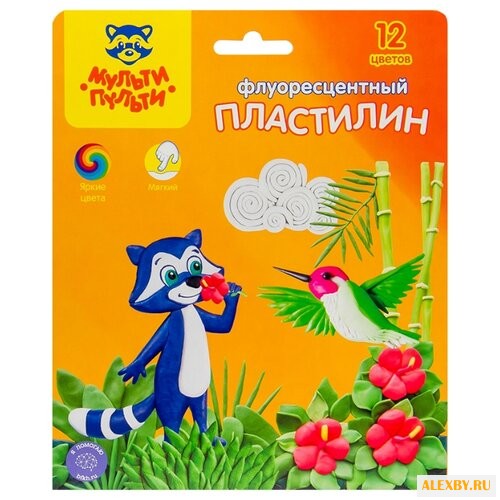 Пластилин Мульти-Пульти Енот на
