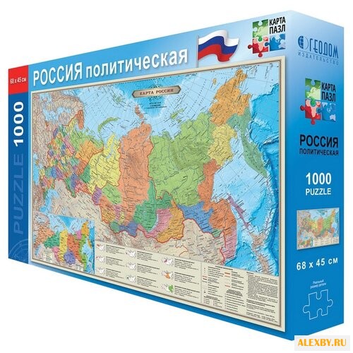 Пазл ГеоДом Россия политическая