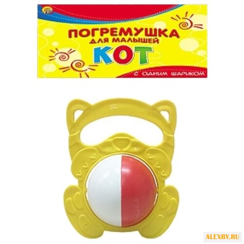Погремушка Рыжий кот Кот