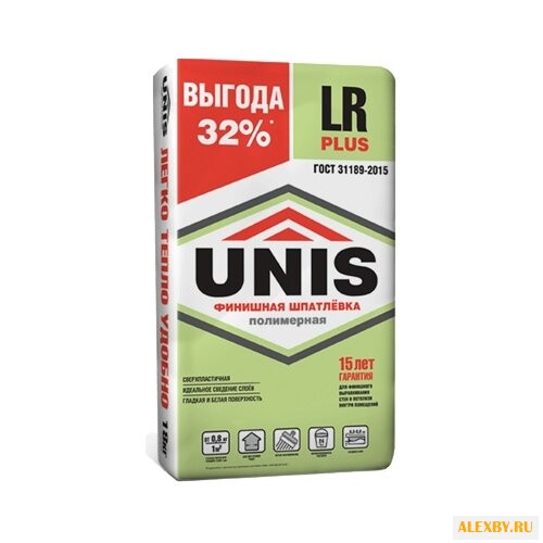 Шпатлевка Unis LR Plus