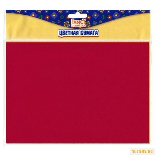 Цветная бумага бархатная