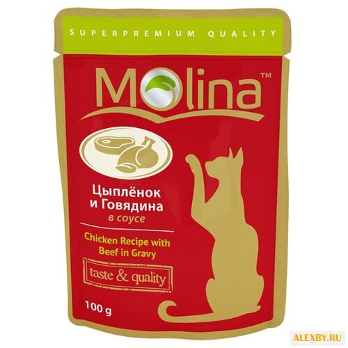 Корм для кошек Molina Пауч для