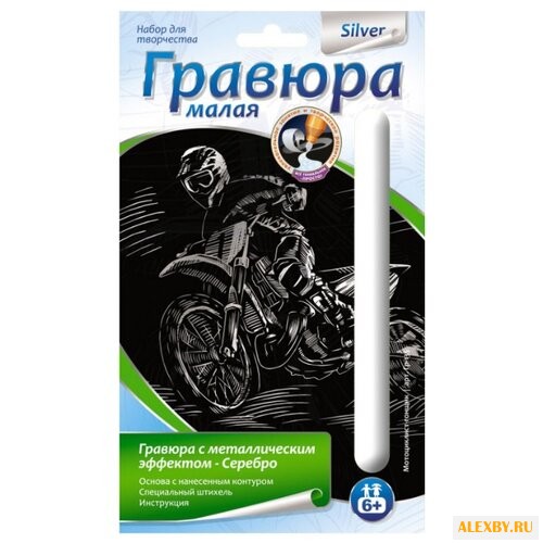 Гравюра LORI Мотоциклист-гонщик