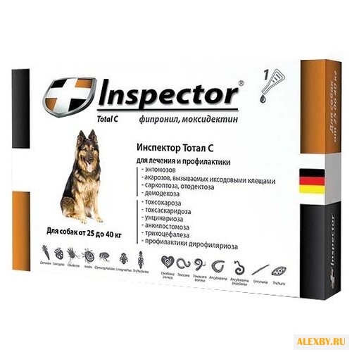 Inspector Капли для собак от 25