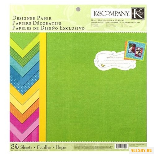 Бумага K&Company 31х31 см 36