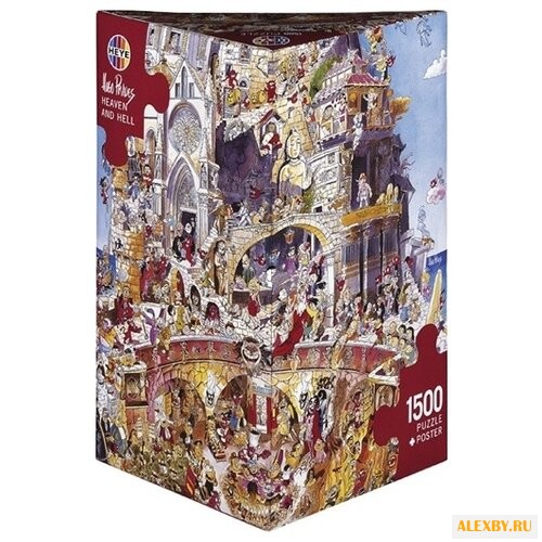 Пазл Heye Puzzle + Poster Рай и