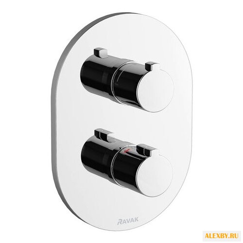 Термостатический двухрычажный