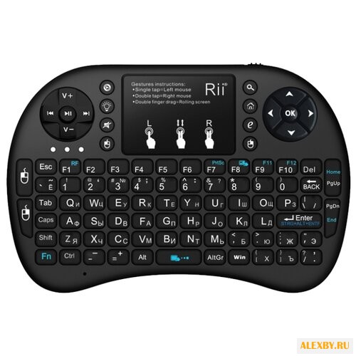 Клавиатура Rii RT-MWK08 Black USB
