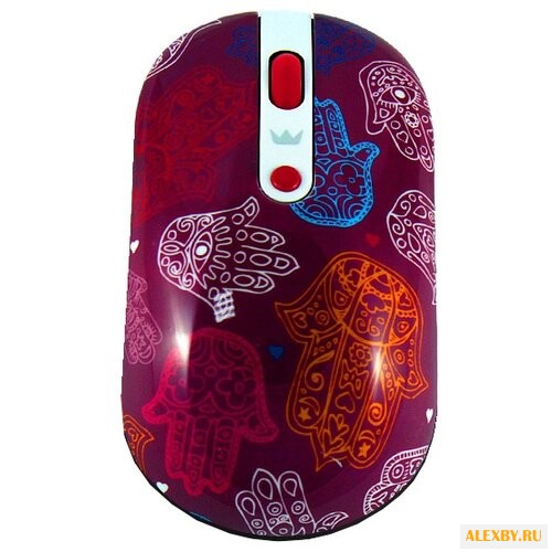 Мышь CROWN CMM-926W Hand Pink USB