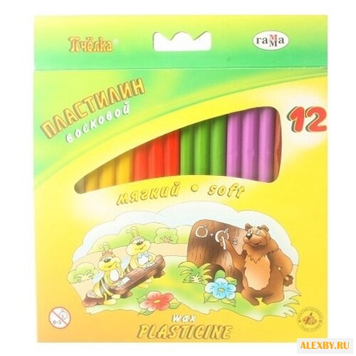 Пластилин Гамма Пчелка восковой