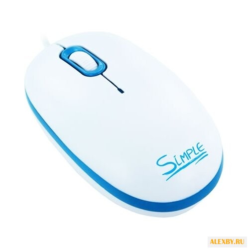 Мышь CBR S1 White-Blue USB