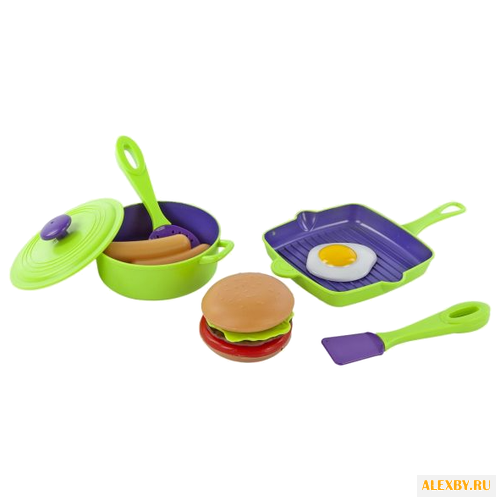 Набор продуктов с посудой Mary