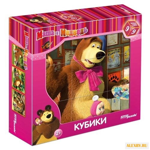 Кубики-пазлы Step puzzle Маша и