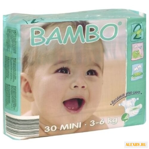 BAMBO подгузники Mini 3-6 кг 30