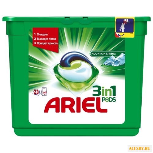 Капсулы Ariel PODS 3-в-1 Горный