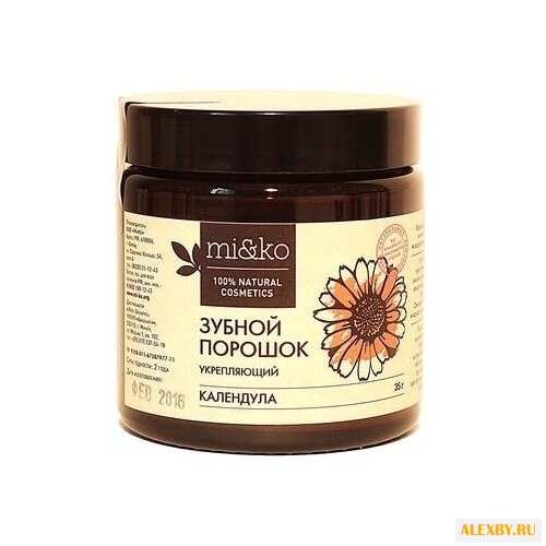 Зубной порошок MI&KO Календула