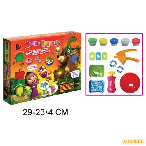 Масса для лепки РОСМЭН Маша и