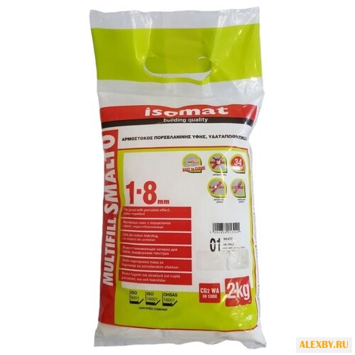 Затирка Isomat Multifill Smalto
