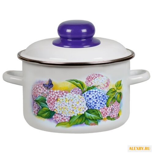 Кастрюля СтальЭмаль 1RD161M 2 л