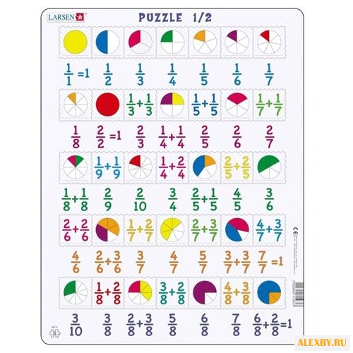 Рамка-вкладыш Larsen Математика