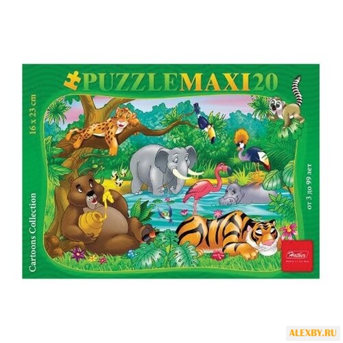 Пазл Hatber MAXI Джунгли