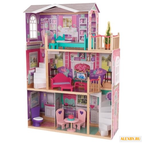 KidKraft кукольный домик Делюкс
