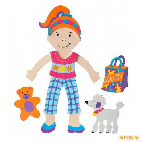 Стикеры Alex Одень куклу 806