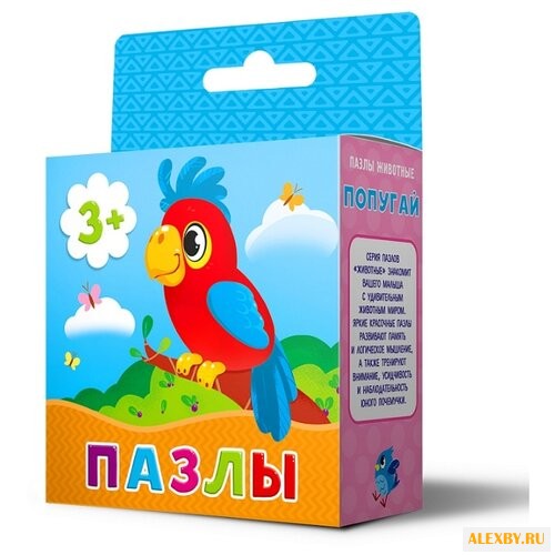 Пазл ГеоДом Животные Попугай