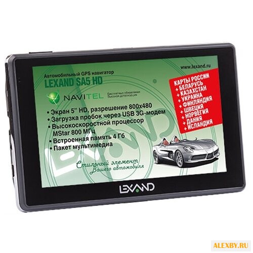 Навигатор LEXAND SA5 HD