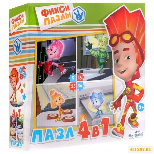Набор пазлов Origami Фиксики 4