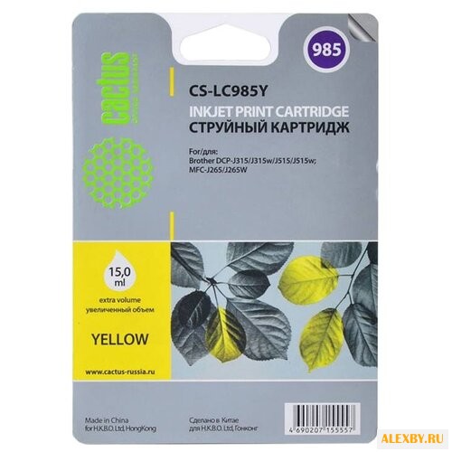 Картридж cactus CS-LC985Y