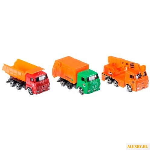 Набор машин ТЕХНОПАРК КамАЗ