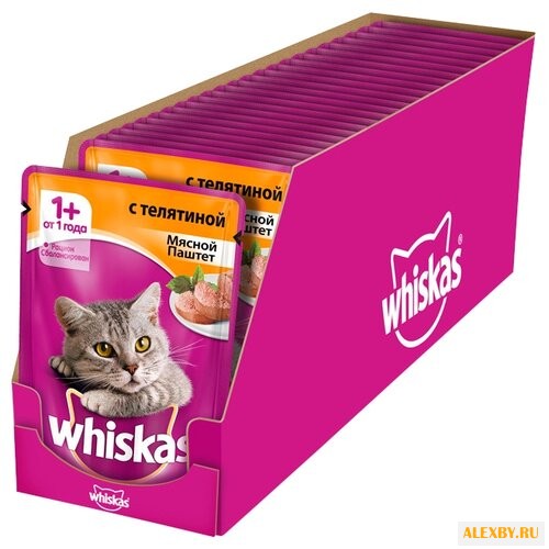 Корм для кошек Whiskas Мясной