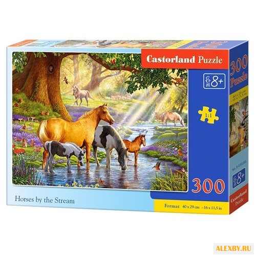 Пазл Castorland Horses by the